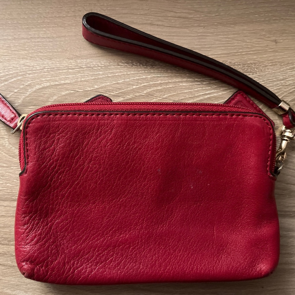 Coach Wristlet - Red, Excellent Condition - Picture 2 of 4